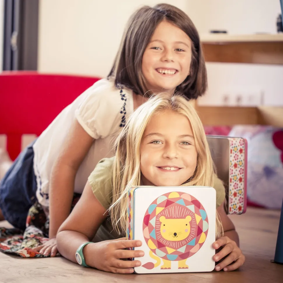 APLI Kids Stickerspel in Blik Geometrische Dieren