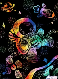 Avenir Kras met Sjablonen Ruimte