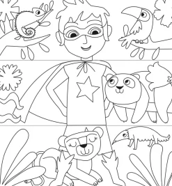 Avenir Magisch Waterschilderen Superhelden