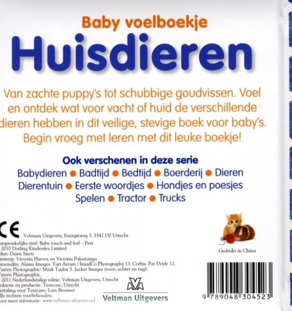 Baby voelboekje Huisdieren