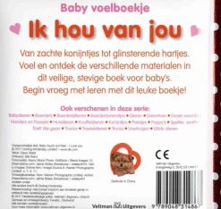 Baby voelboekje Ik hou van jou