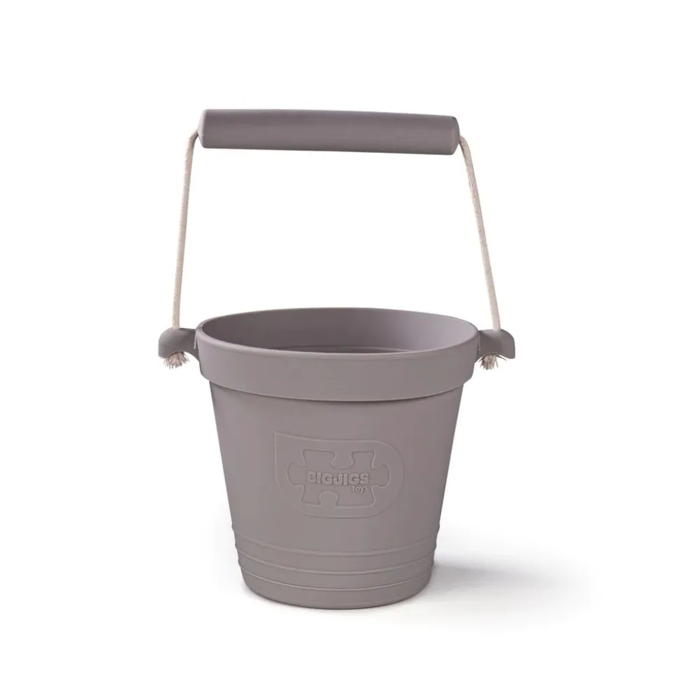 Bigjigs Emmer Stone Grey Activity Bucket