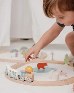 Bigjigs Treinset Houten Dieren