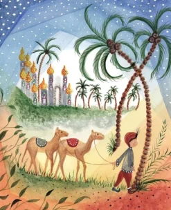 Bijdehansje Postkaart Alladin