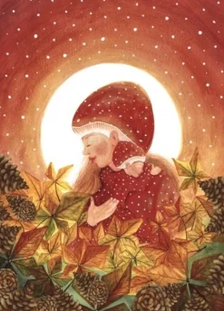 Bijdehansje Postkaart Fall in Love