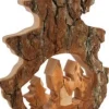 Boomschors Waxinelichtje Deco Kerst Hout
