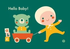 Bora Postkaart Hello Baby!
