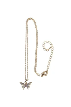 Boutique Butterfly Gem Necklace