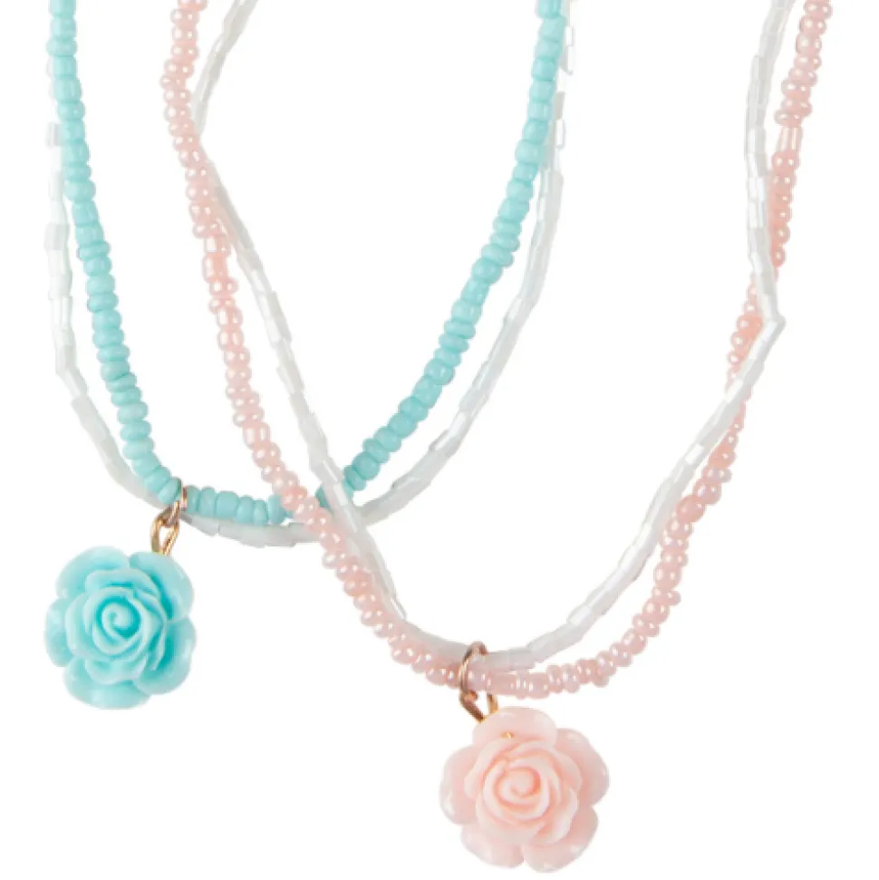 Boutique Rose Necklace, 2 styles assorted