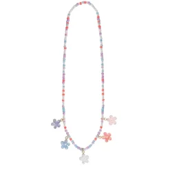 Boutique Shimmer Flower Necklace