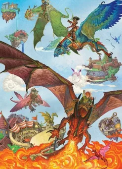 Cobble Hill Familiepuzzel Dragon Flight 350 pcs