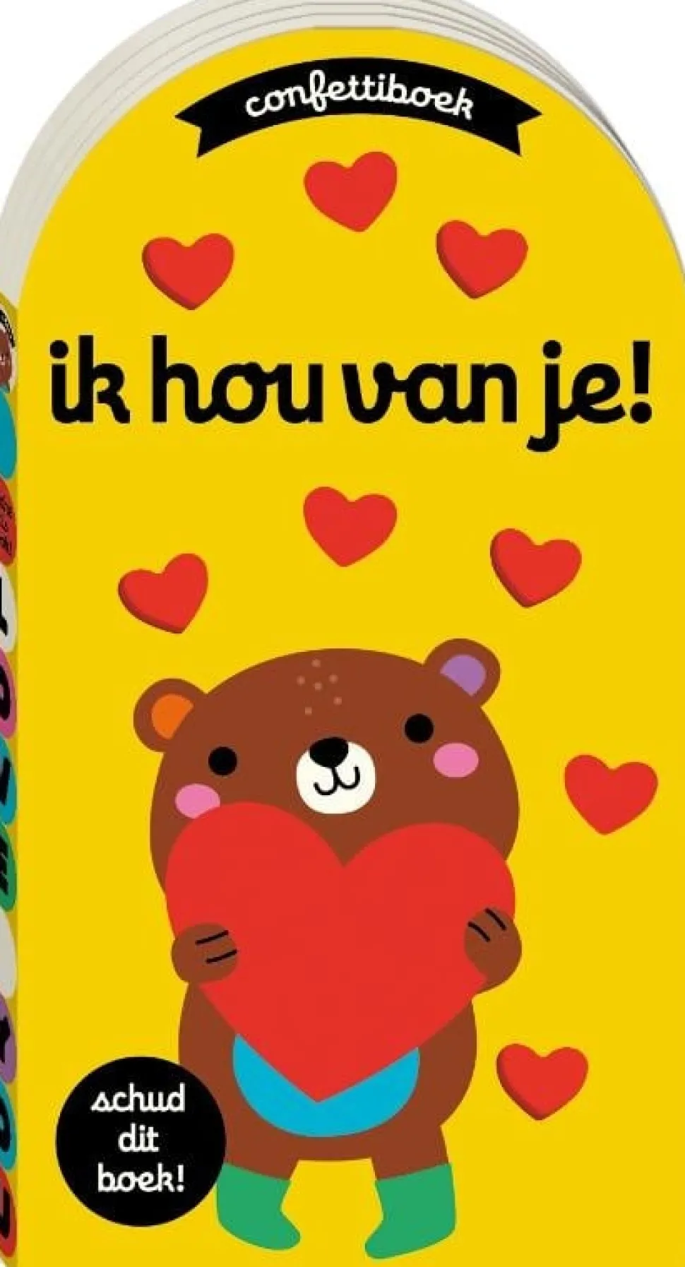 Confetti boeken - Ik hou van je!