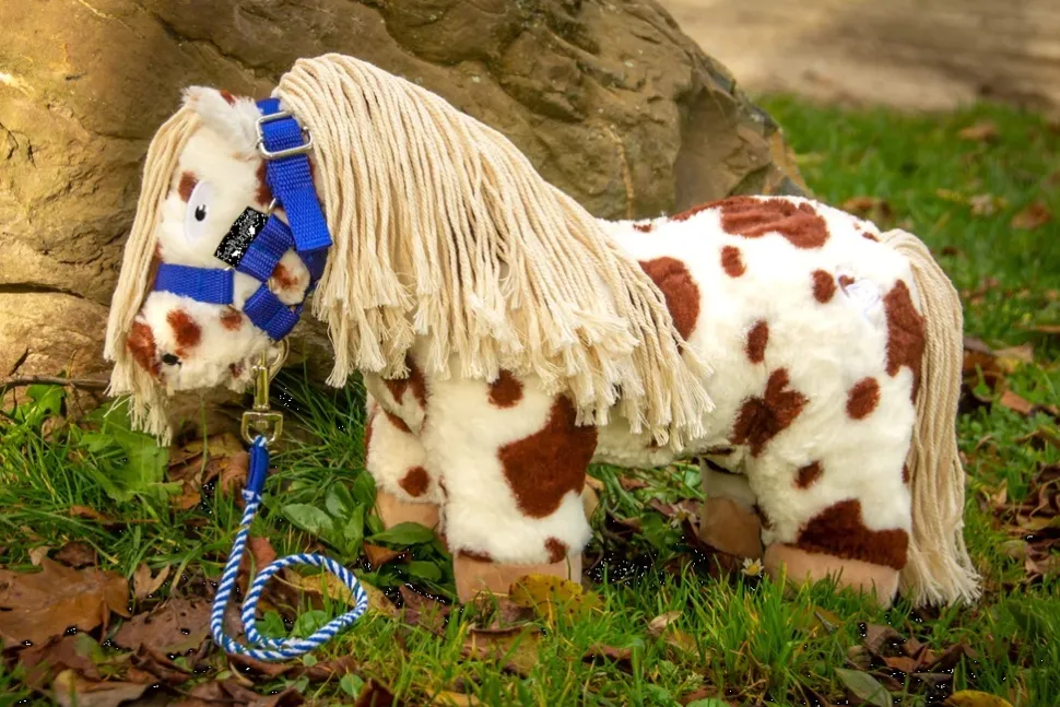 crafty ponies Halster Blauw