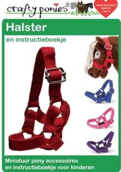 crafty ponies Halster Blauw