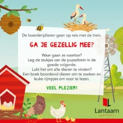 De Lantaarn Puzzeltrein Boerderijdieren