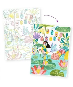 Djeco Kleurplaten Japen in Portfolio Map 3-delig