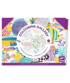 Djeco Kleurplaten Japen in Portfolio Map 3-delig