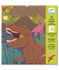 Djeco Kraskaarten Dinosauriërs
