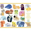 Djeco Stickers Baby Dieren Groot
