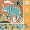 Djeco Tekensjablonen Wilde Dieren