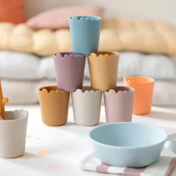 Done by Deer Kinderbeker Mini Croco Blue