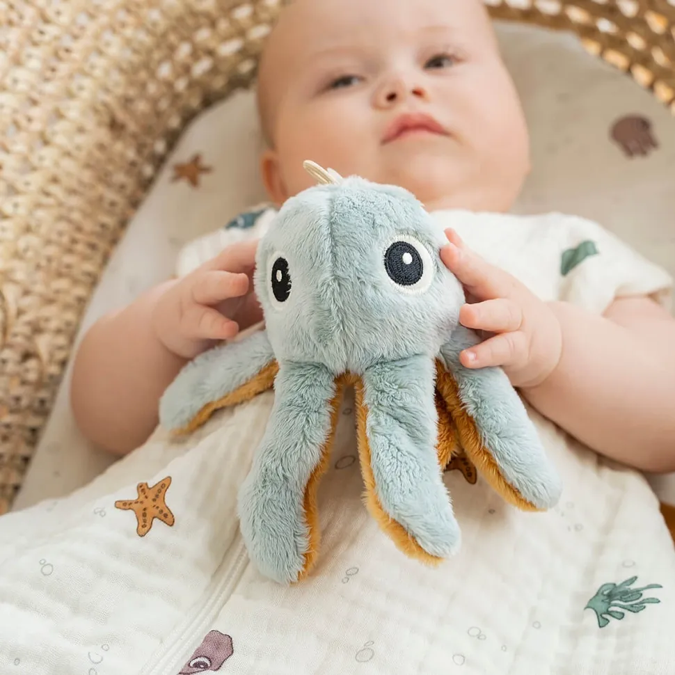 Done by Deer Knuffel Rammelaar Jelly Blue