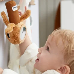 Done by Deer Rammelaar en Activiteitenknuffel Spiegel Jelly Powder