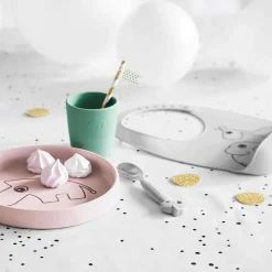 Done by Deer Siliconen Mini Beker Grey