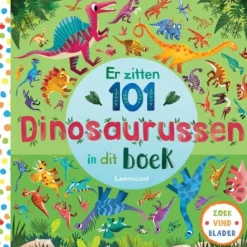 Er zitten 101 dinosaurussen in dit boek