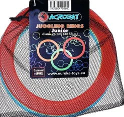 Eureka Acrobat Jongleer Ringen Junior 24cm Set 3-delig