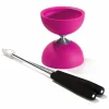 Eureka Acrobat Rubber Diabolo Roze met Alu Handstokken