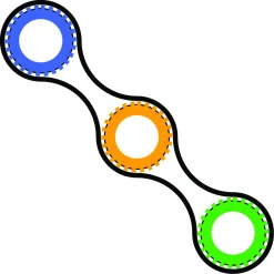 Eureka Ah!Ha Games Trilos Color Matching Game