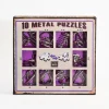 Eureka Metal Puzzle Paars Set 10-delig