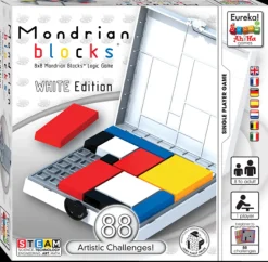 Eureka Mondrian Blocks White Edition
