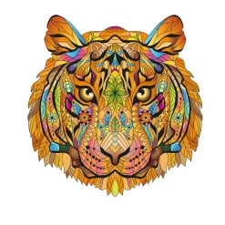 Eureka Regenboog Houten Puzzel Tijger