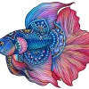 Eureka Regenboog Houten Puzzel Fighting Fish
