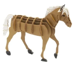Fridolin 3D Papiermodel Haflinger Paard