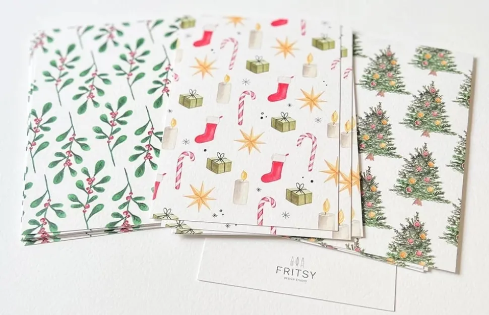 Fritsy Kerstkaart Kerstboom met Envelop