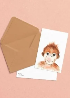 Fritsy Postkaart Aap