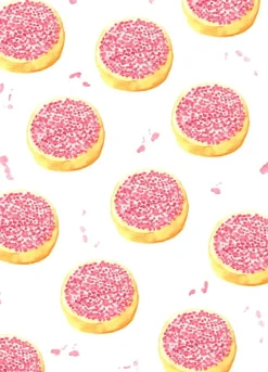 Fritsy Postkaart Beschuit met Muisjes Roze