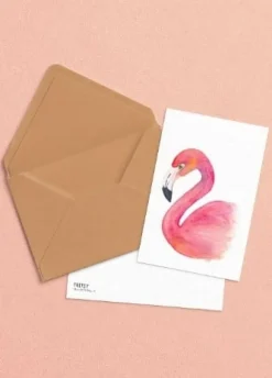 Fritsy Postkaart Flamingo