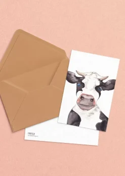 Fritsy Postkaart Koe