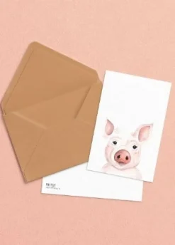Fritsy Postkaart Varken