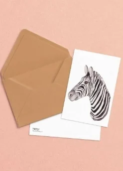 Fritsy Postkaart Zebra