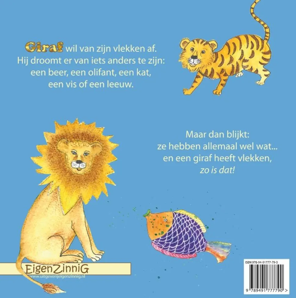 Giraf wil van zijn vlekken af