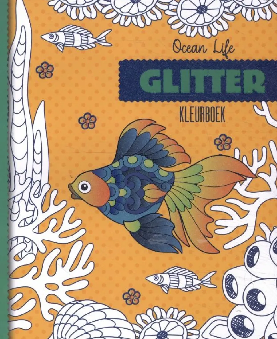 Glitter kleurboek Ocean life