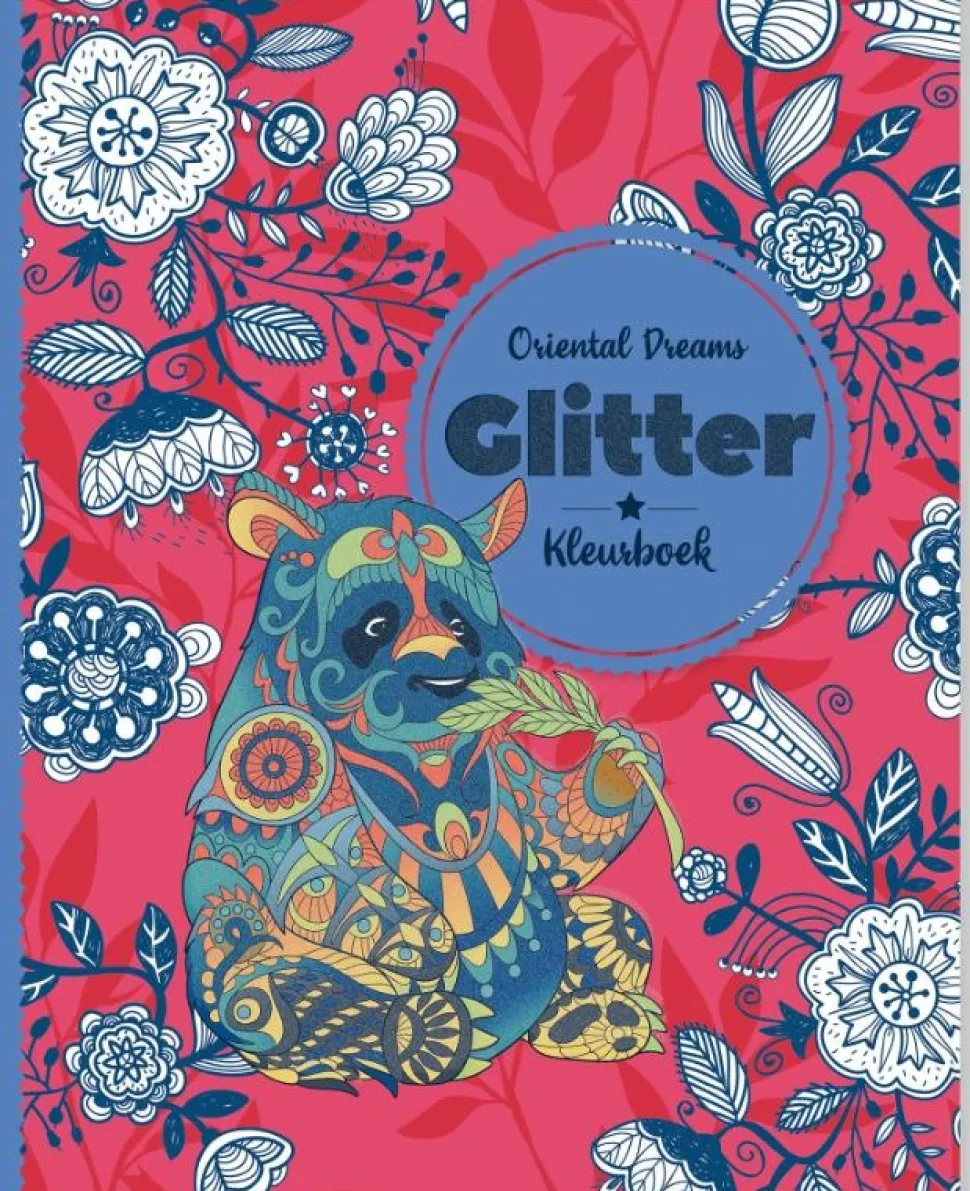 Glitter kleurboek Oriental dreams