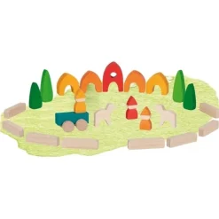 GOKI Bouwblokken My Little Village Hout