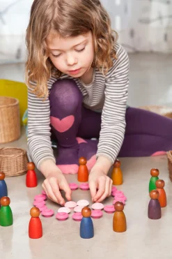 Grapat Houten Poppetjes Dark Warm Nins 18-188B