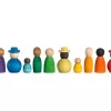 Grapat Nins Poppetjes Together Set 12-delig Hout 21-230